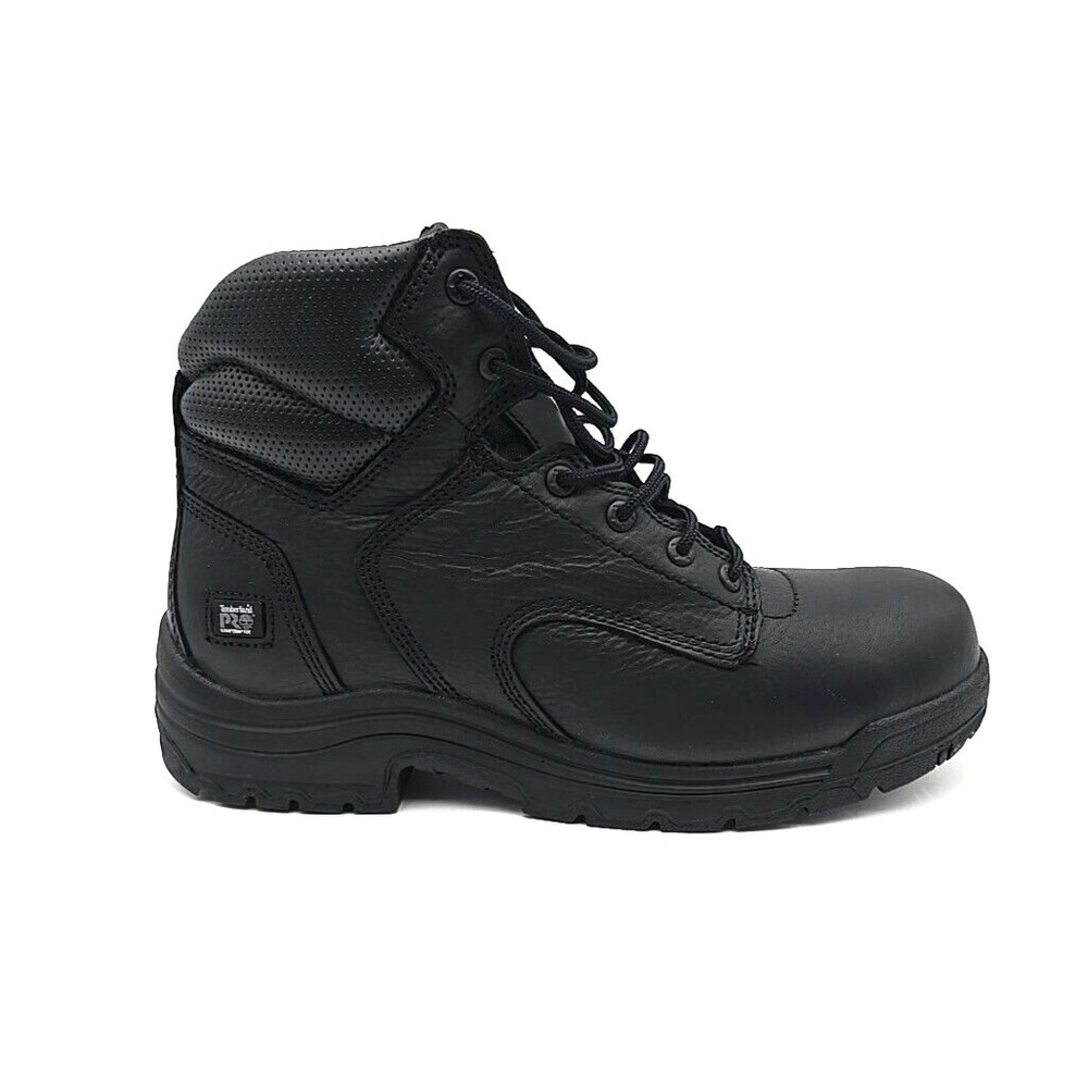 Timberland PRO Titan 6" Composite Safety Toe Men's 13 W Black Boot - Picture 1 of 14